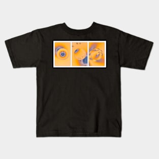 Yellow  Marble World Kids T-Shirt